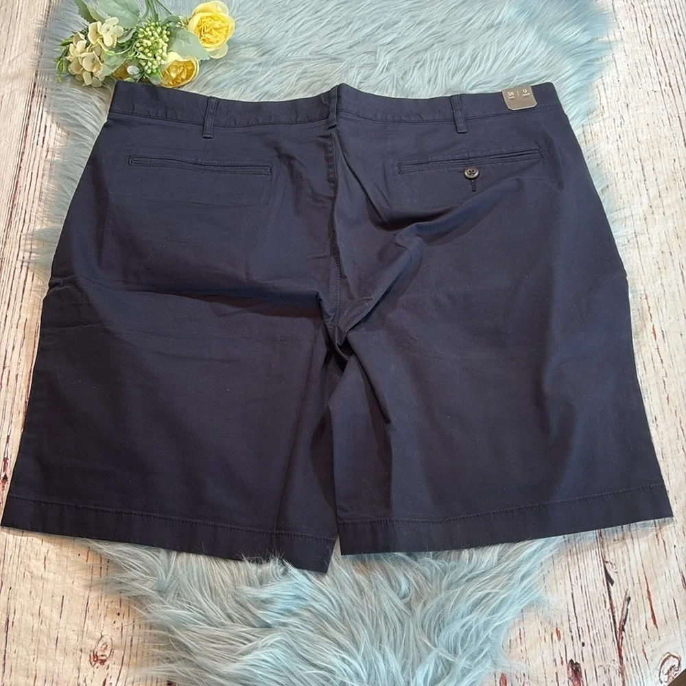 NWT J. Crew 9” Stretch Chino Shorts Navy Sz 38